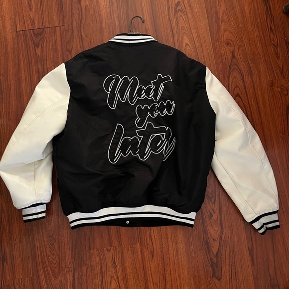 Men’s Zara Varsity Jacket size XL - Picture 2 of 7
